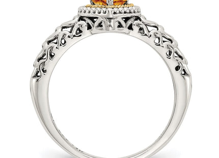14k/Silver Two-Tone Rings Style QTC841 - Classique Jewelry Inc.