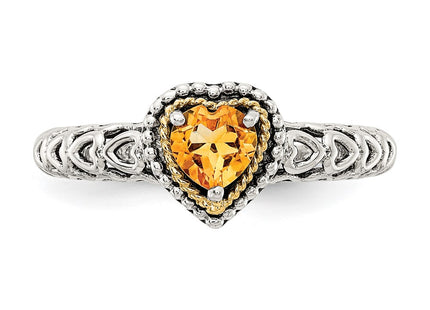 14k/Silver Two-Tone Rings Style QTC841 - Classique Jewelry Inc.