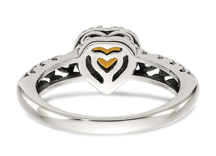 14k/Silver Two-Tone Rings Style QTC841 - Classique Jewelry Inc.