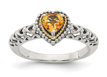 14k/Silver Two-Tone Rings Style QTC841 - Classique Jewelry Inc.