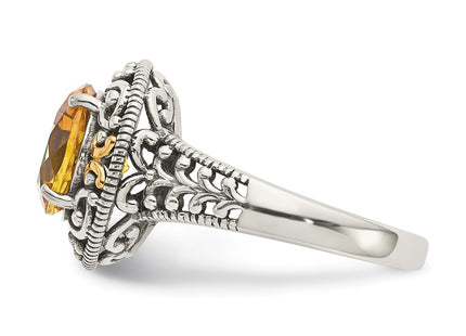 14k/Silver Two-Tone Rings Style QTC850 - Classique Jewelry Inc.