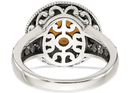 14k/Silver Two-Tone Rings Style QTC850 - Classique Jewelry Inc.
