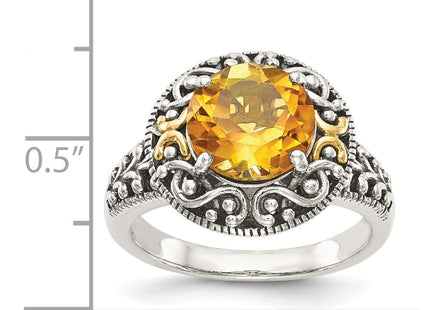 14k/Silver Two-Tone Rings Style QTC850 - Classique Jewelry Inc.