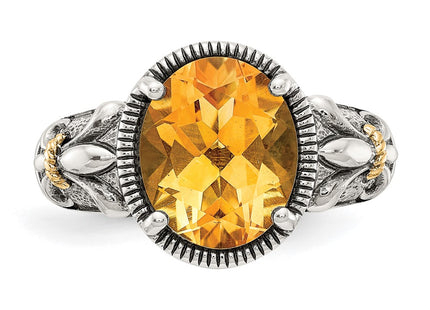 14k/Silver Two-Tone Rings Style QTC854 - Classique Jewelry Inc.