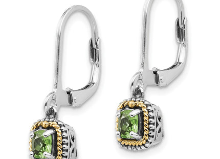 14k/Silver Two-Tone Earrings Style QTC867 - Classique Jewelry Inc.