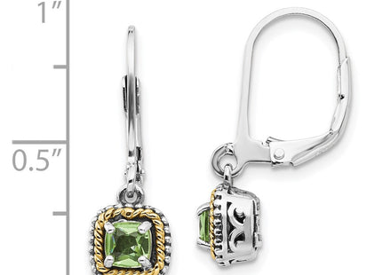 14k/Silver Two-Tone Earrings Style QTC867 - Classique Jewelry Inc.