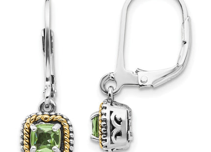 14k/Silver Two-Tone Earrings Style QTC867 - Classique Jewelry Inc.