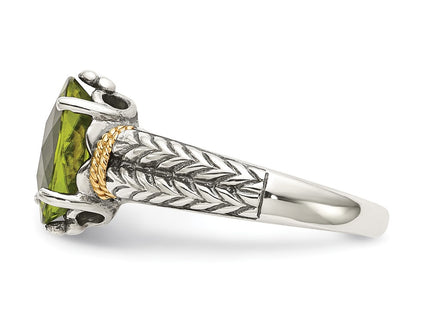 14k/Silver Two-Tone Rings Style QTC871 - Classique Jewelry Inc.