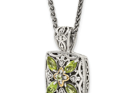 14k/Silver Two-Tone Jewelry Style QTC872 - Classique Jewelry Inc.