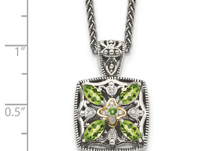 14k/Silver Two-Tone Jewelry Style QTC872 - Classique Jewelry Inc.