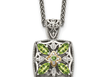14k/Silver Two-Tone Jewelry Style QTC872 - Classique Jewelry Inc.