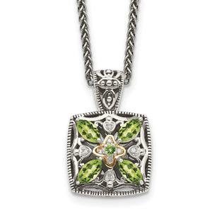 14k/Silver Two-Tone Jewelry Style QTC872 - Classique Jewelry Inc.