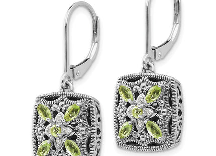 14k/Silver Two-Tone Earrings Style QTC873 - Classique Jewelry Inc.