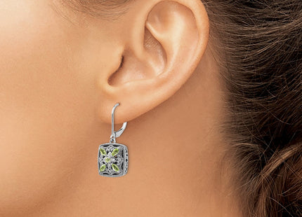 14k/Silver Two-Tone Earrings Style QTC873 - Classique Jewelry Inc.