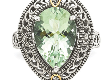 14k/Silver Two-Tone Rings Style QTC884 - Classique Jewelry Inc.