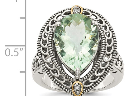 14k/Silver Two-Tone Rings Style QTC884 - Classique Jewelry Inc.