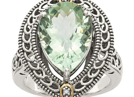 14k/Silver Two-Tone Rings Style QTC884 - Classique Jewelry Inc.