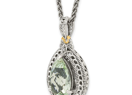 14k/Silver Two-Tone Jewelry Style QTC887 - Classique Jewelry Inc.