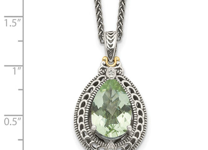 14k/Silver Two-Tone Jewelry Style QTC887 - Classique Jewelry Inc.