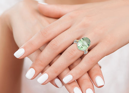 14k/Silver Two-Tone Rings Style QTC889 - Classique Jewelry Inc.