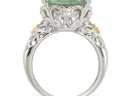 14k/Silver Two-Tone Rings Style QTC889 - Classique Jewelry Inc.