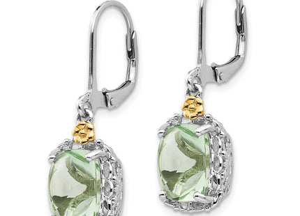 14k/Silver Two-Tone Earrings Style QTC896 - Classique Jewelry Inc.