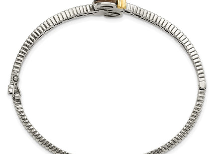 14k/Silver Two-Tone Bracelets Style QTC90 - Classique Jewelry Inc.