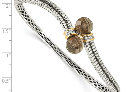 14k/Silver Two-Tone Bracelets Style QTC90 - Classique Jewelry Inc.