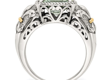 14k/Silver Two-Tone Rings Style QTC908 - Classique Jewelry Inc.