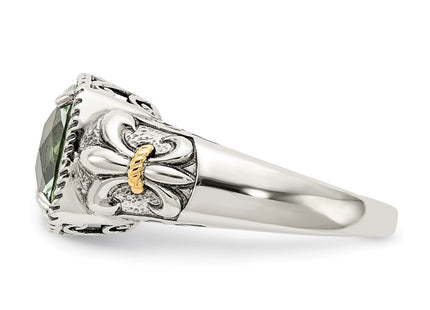 14k/Silver Two-Tone Rings Style QTC908 - Classique Jewelry Inc.
