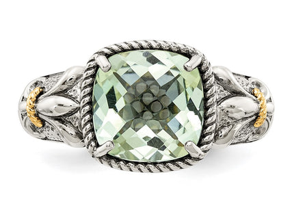 14k/Silver Two-Tone Rings Style QTC908 - Classique Jewelry Inc.