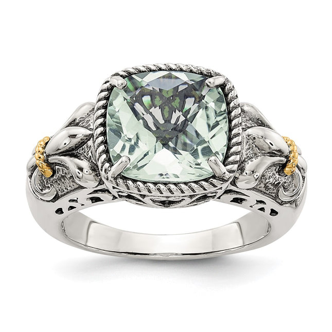 Sterling silver quartz ring