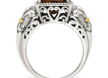 14k/Silver Two-Tone Rings Style QTC920 - Classique Jewelry Inc.