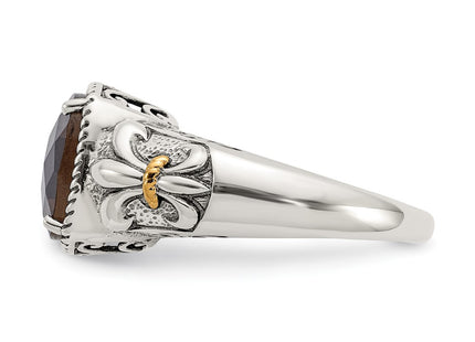 14k/Silver Two-Tone Rings Style QTC920 - Classique Jewelry Inc.