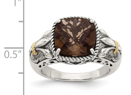 14k/Silver Two-Tone Rings Style QTC920 - Classique Jewelry Inc.