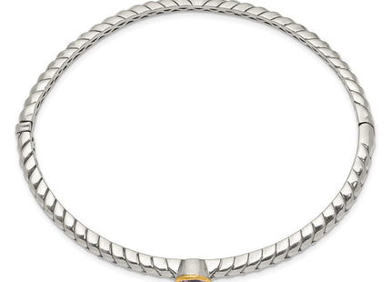 14k/Silver Two-Tone Bracelets Style QTC946 - Classique Jewelry Inc.