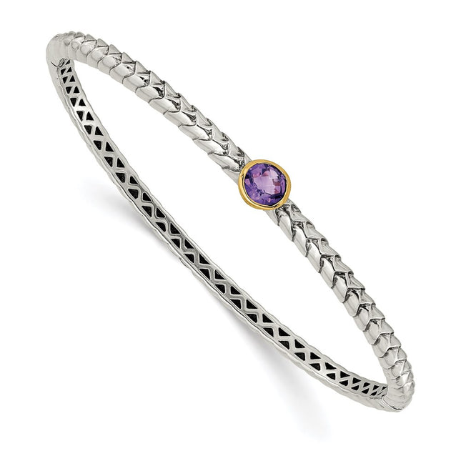 14k/Silver Two-Tone Bracelets Style QTC946 - Classique Jewelry Inc.
