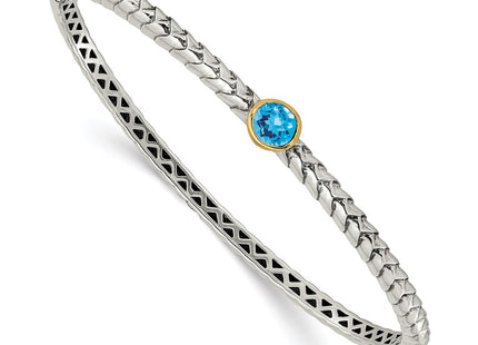 14k/Silver Two-Tone Bracelets Style QTC947 - Classique Jewelry Inc.