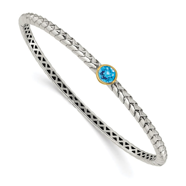 14k/Silver Two-Tone Bracelets Style QTC947 - Classique Jewelry Inc.