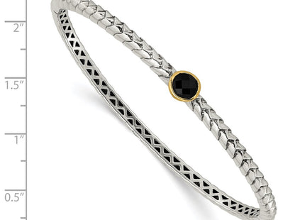 14k/Silver Two-Tone Bracelets Style QTC948 - Classique Jewelry Inc.