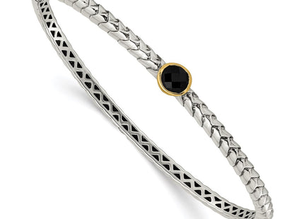 14k/Silver Two-Tone Bracelets Style QTC948 - Classique Jewelry Inc.