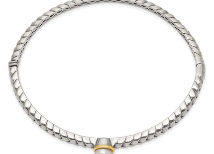 14k/Silver Two-Tone Bracelets Style QTC950 - Classique Jewelry Inc.