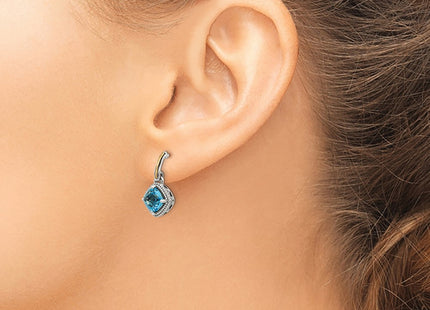 14k/Silver Two-Tone Earrings Style QTC962 - Classique Jewelry Inc.