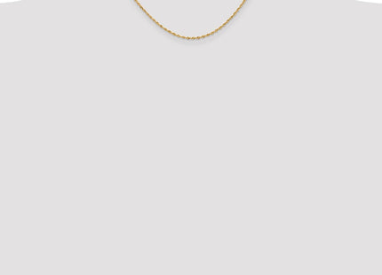 14K Diamond-cut Quadruple Rope Lobster Clasp Chain (Style QTR014-16)