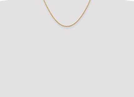 14K Diamond-cut Quadruple Rope Lobster Clasp Chain (Style QTR016-18)