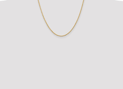 14K Diamond-cut Quadruple Rope Lobster Clasp Chain (Style QTR016-20)