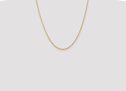 14K Diamond-cut Quadruple Rope Lobster Clasp Chain (Style QTR016-22)