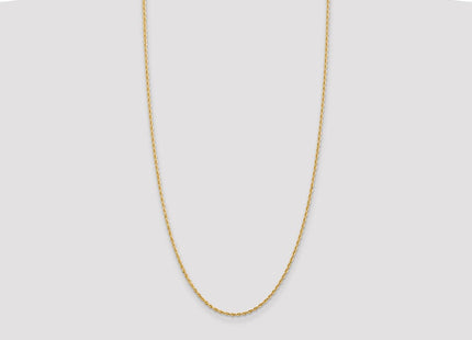 14K Diamond-cut Quadruple Rope Lobster Clasp Chain (Style QTR016-28)