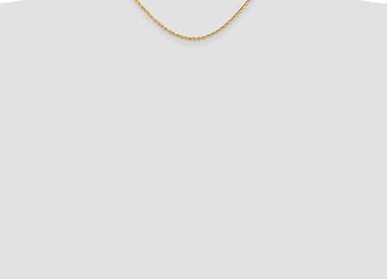 14K Diamond-cut Quadruple Rope Lobster Clasp Chain (Style QTR018-16)