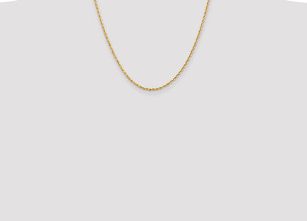 14K Diamond-cut Quadruple Rope Lobster Clasp Chain (Style QTR018-20)